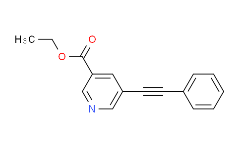 CAS No. 175203-65-3, Ethyl 5-(phenylethynyl)nicotinate