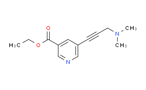 CAS No. 175203-71-1, Ethyl 5-(3-(dimethylamino)prop-1-yn-1-yl)nicotinate