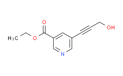 CAS No. 175203-66-4, Ethyl 5-(3-hydroxyprop-1-yn-1-yl)nicotinate