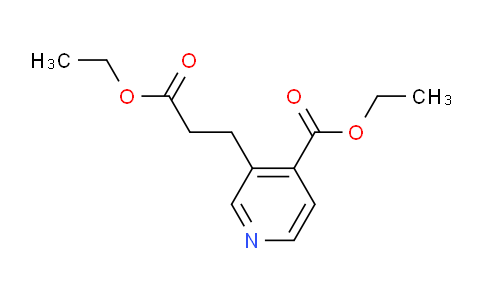 CAS No. 1416373-89-1, 3-(2-Ethoxycarbonylethyl)isonicotinic acid ethyl ester