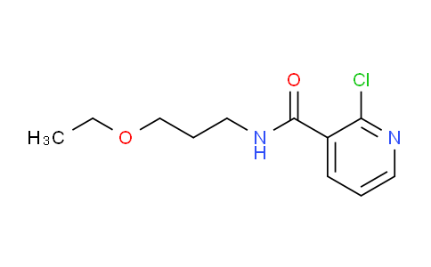 CAS No. 1016718-69-6, 2-Chloro-N-(3-ethoxypropyl)nicotinamide