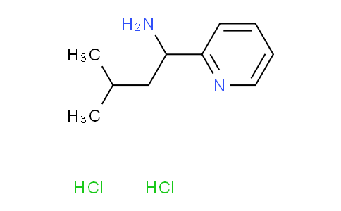 CAS No. 1228880-12-3, 3-Methyl-1-(pyridin-2-yl)butan-1-amine dihydrochloride