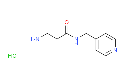 CAS No. 1219957-84-2, 3-Amino-N-(pyridin-4-ylmethyl)propanamide hydrochloride