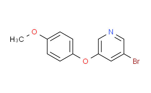 CAS No. 374934-98-2, 3-Bromo-5-(4-methoxyphenoxy)pyridine