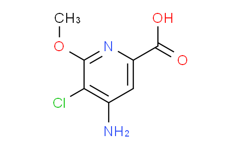 CAS No. 1188264-25-6, 4-Amino-5-chloro-6-methoxypicolinic acid