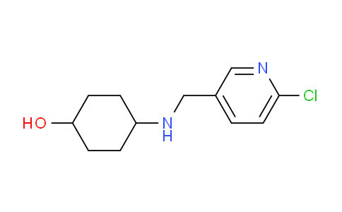 CAS No. 1261234-88-1, 4-(((6-Chloropyridin-3-yl)methyl)amino)cyclohexanol
