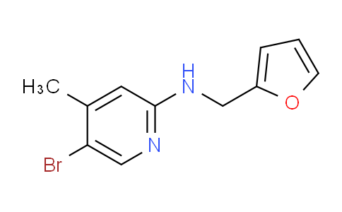 CAS No. 1220016-84-1, 5-Bromo-N-(furan-2-ylmethyl)-4-methylpyridin-2-amine