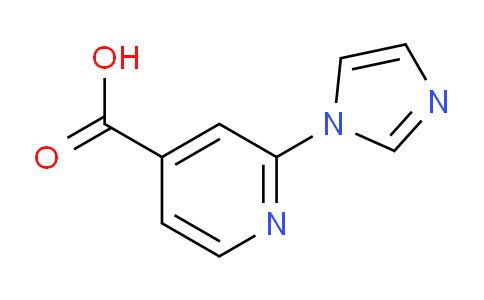 CAS No. 914637-28-8, 2-(1H-Imidazol-1-yl)isonicotinic acid