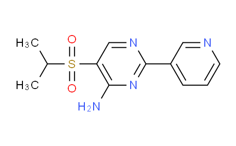 CAS No. 175202-06-9, 5-(Isopropylsulfonyl)-2-(pyridin-3-yl)pyrimidin-4-amine