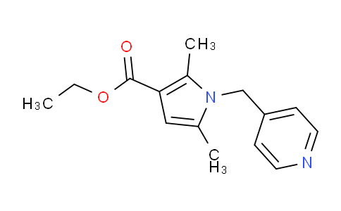 CAS No. 175276-53-6, Ethyl 2,5-dimethyl-1-(pyridin-4-ylmethyl)-1H-pyrrole-3-carboxylate
