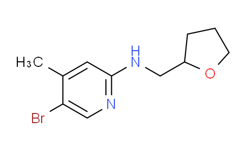 CAS No. 1220017-04-8, 5-Bromo-4-methyl-N-((tetrahydrofuran-2-yl)methyl)pyridin-2-amine
