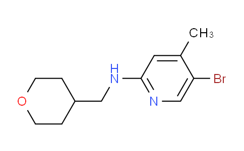 CAS No. 1220029-53-7, 5-Bromo-4-methyl-N-((tetrahydro-2H-pyran-4-yl)methyl)pyridin-2-amine
