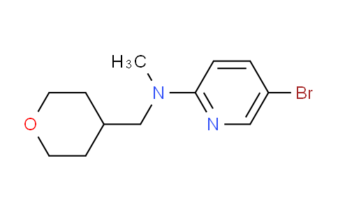 CAS No. 1220017-48-0, 5-Bromo-N-methyl-N-((tetrahydro-2H-pyran-4-yl)methyl)pyridin-2-amine