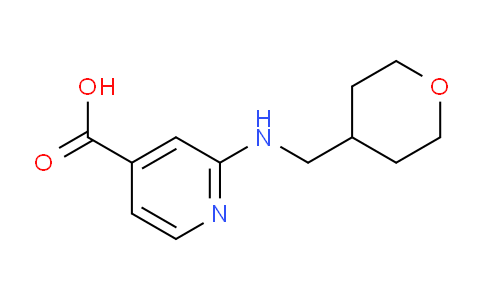CAS No. 1219960-34-5, 2-(((Tetrahydro-2H-pyran-4-yl)methyl)amino)isonicotinic acid