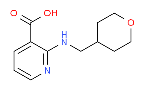 CAS No. 1220029-63-9, 2-(((Tetrahydro-2H-pyran-4-yl)methyl)amino)nicotinic acid