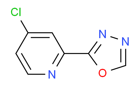 CAS No. 758709-88-5, 2-(4-Chloropyridin-2-yl)-1,3,4-oxadiazole