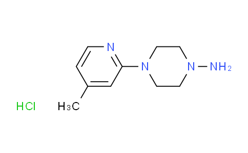 CAS No. 1260772-92-6, 4-(4-Methylpyridin-2-yl)piperazin-1-amine hydrochloride