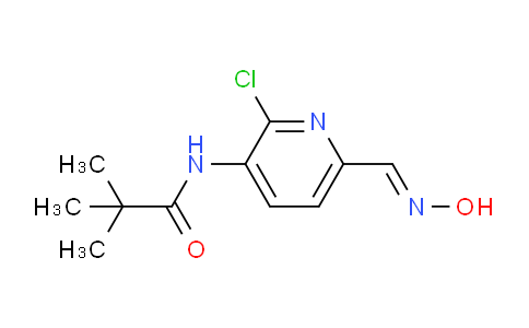 CAS No. 1142191-88-5, N-(2-Chloro-6-((hydroxyimino)methyl)pyridin-3-yl)pivalamide