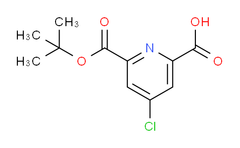 CAS No. 1245648-39-8, 6-(tert-Butoxycarbonyl)-4-chloropicolinic acid