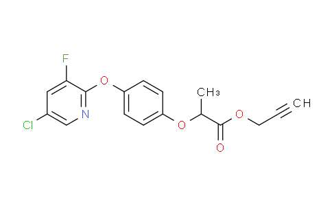 CAS No. 105511-96-4, Prop-2-yn-1-yl 2-(4-((5-chloro-3-fluoropyridin-2-yl)oxy)phenoxy)propanoate