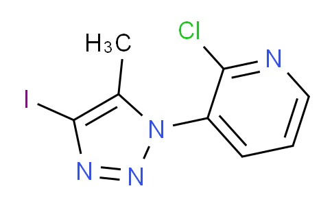 CAS No. 873551-11-2, 2-Chloro-3-(4-iodo-5-methyl-[1,2,3]triazol-1-yl)pyridine