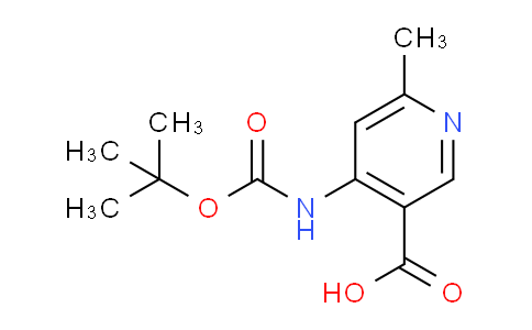 CAS No. 886371-91-1, 4-((tert-Butoxycarbonyl)amino)-6-methylnicotinic acid