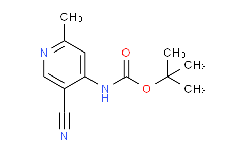CAS No. 886371-95-5, tert-Butyl (5-cyano-2-methylpyridin-4-yl)carbamate