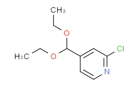 CAS No. 118287-89-1, 2-Chloro-4-(diethoxymethyl)pyridine