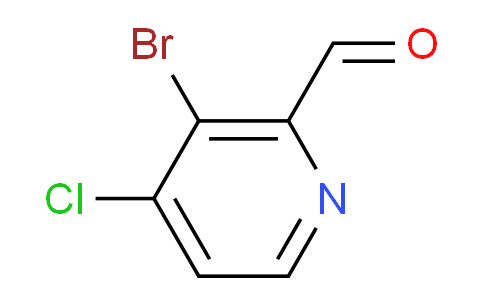 CAS No. 1289031-51-1, 3-Bromo-4-chloropicolinaldehyde