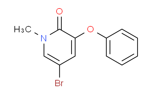 CAS No. 1381947-20-1, 5-Bromo-1-methyl-3-phenoxypyridin-2(1H)-one