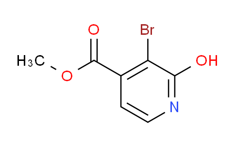 CAS No. 198268-93-8, Methyl 2-hydroxy-3-bromo-isonicotinate