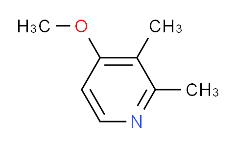 CAS No. 163593-69-9, Pyridine, 4-methoxy-2,3-dimethyl- (9CI)