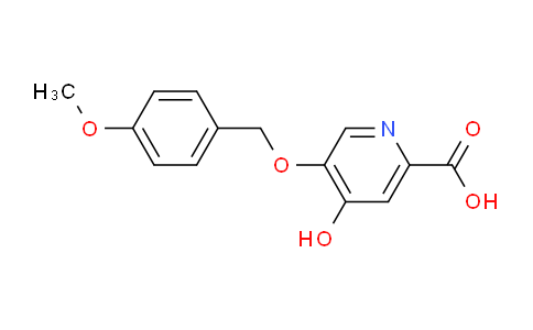 CAS No. 116903-86-7, 4-Hydroxy-5-(4-methoxybenzyloxy)picolinic acid