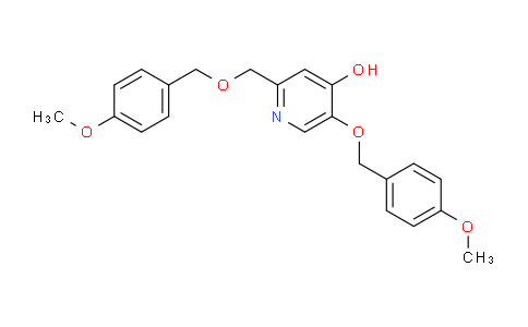 CAS No. 1381947-59-6, 5-((4-Methoxybenzyl)oxy)-2-(((4-methoxybenzyl)oxy)methyl)pyridin-4-ol