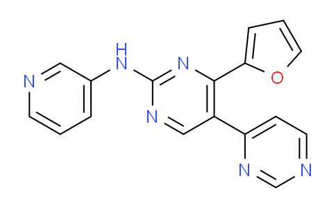 CAS No. 851371-22-7, 4'-(Furan-2-yl)-N-(pyridin-3-yl)-[4,5'-bipyrimidin]-2'-amine