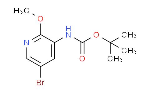 CAS No. 1823495-02-8, tert-butyl (5-bromo-2-methoxypyridin-3-yl)carbamate