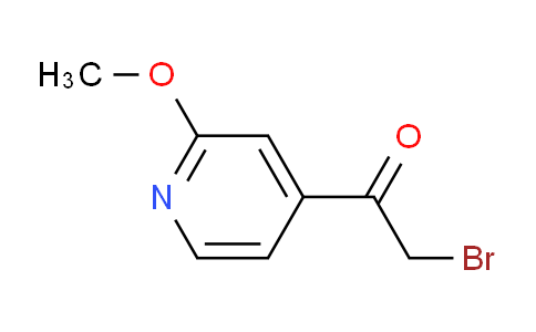 CAS No. 1187669-32-4, 2-Bromo-1-(2-methoxypyridin-4-yl)ethanone