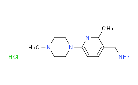 CAS No. 1956369-46-2, (2-methyl-6-(4-methylpiperazin-1-yl)pyridin-3-yl)methanamine hydrochloride