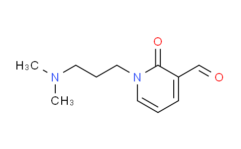 CAS No. 1447952-87-5, 1-[3-(dimethylamino)propyl]-2-oxo-1,2-dihydropyridine-3-carbaldehyde