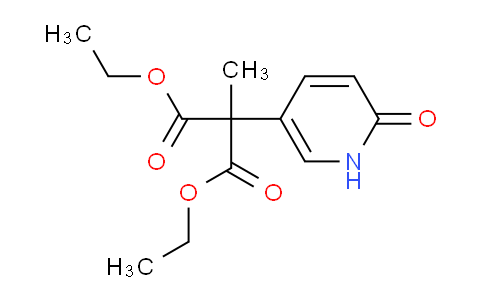 CAS No. 2137933-75-4, diethyl 2-methyl-2-(6-oxo-1H-pyridin-3-yl)propanedioate