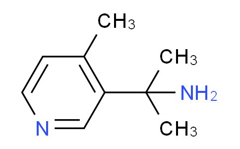 CAS No. 1478611-09-4, 2-(4-methyl-3-pyridyl)propan-2-amine