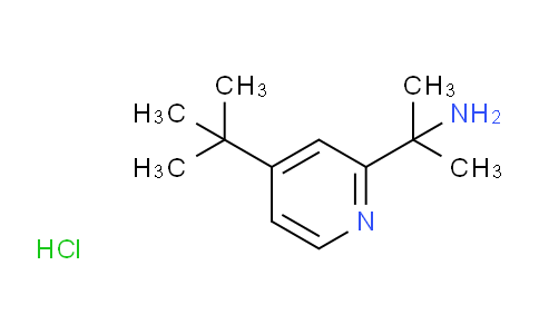 CAS No. 1824468-79-2, 2-(4-tert-butyl-2-pyridyl)propan-2-amine;hydrochloride