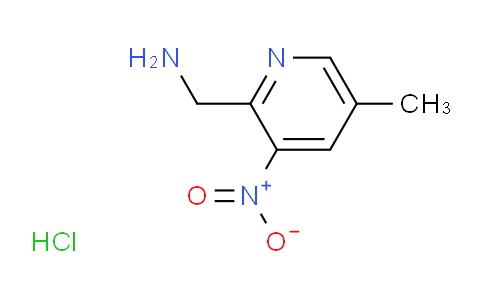 CAS No. 1824304-32-6, (5-methyl-3-nitro-2-pyridyl)methanamine;hydrochloride