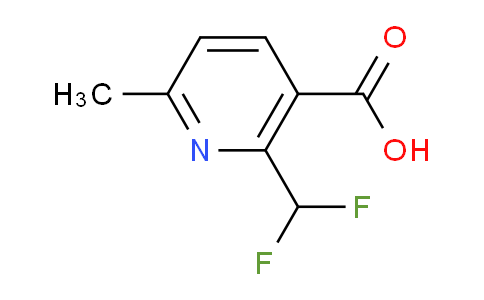 CAS No. 1708178-67-9, 2-(difluoromethyl)-6-methylpyridine-3-carboxylic acid
