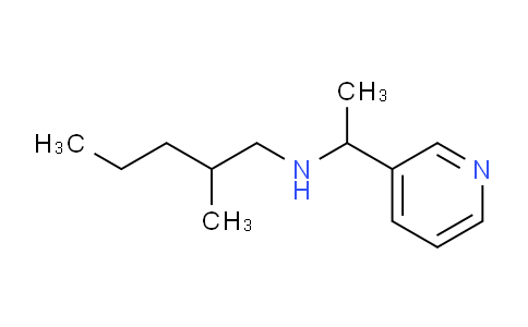 CAS No. 1038271-30-5, (2-methylpentyl)[1-(pyridin-3-yl)ethyl]amine