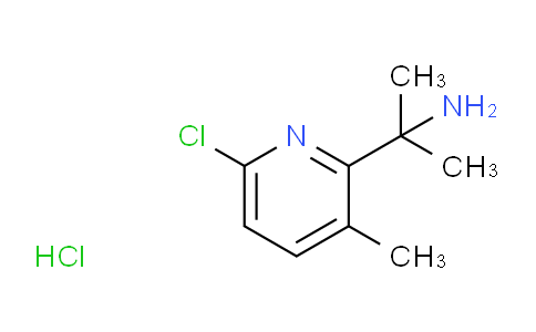CAS No. 1824304-48-4, 2-(6-chloro-3-methyl-2-pyridyl)propan-2-amine;hydrochloride