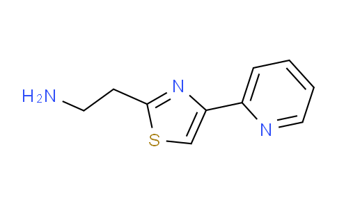 CAS No. 1017394-68-1, 2-[4-(pyridin-2-yl)-1,3-thiazol-2-yl]ethan-1-amine