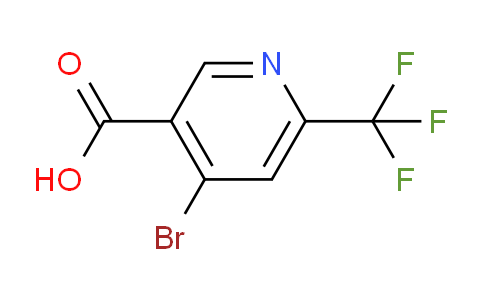 CAS No. 1060810-71-0, 4-Bromo-6-(trifluoromethyl)nicotinic acid