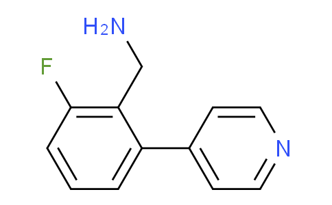CAS No. 1214368-42-9, (2-Fluoro-6-(pyridin-4-yl)phenyl)methanamine