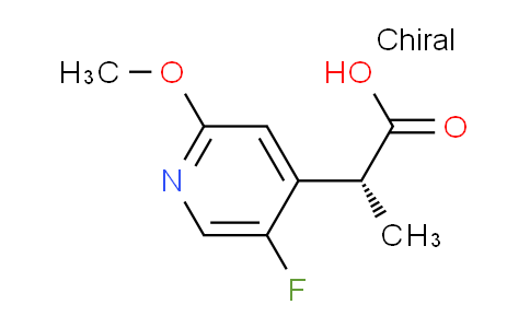 CAS No. 2381377-85-9, (R)-2-(5-Fluoro-2-methoxypyridin-4-yl)propanoic acid